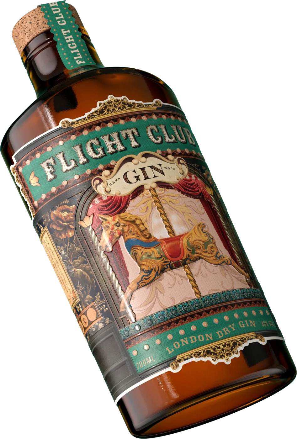 Flight Club London Dry Gin bottle